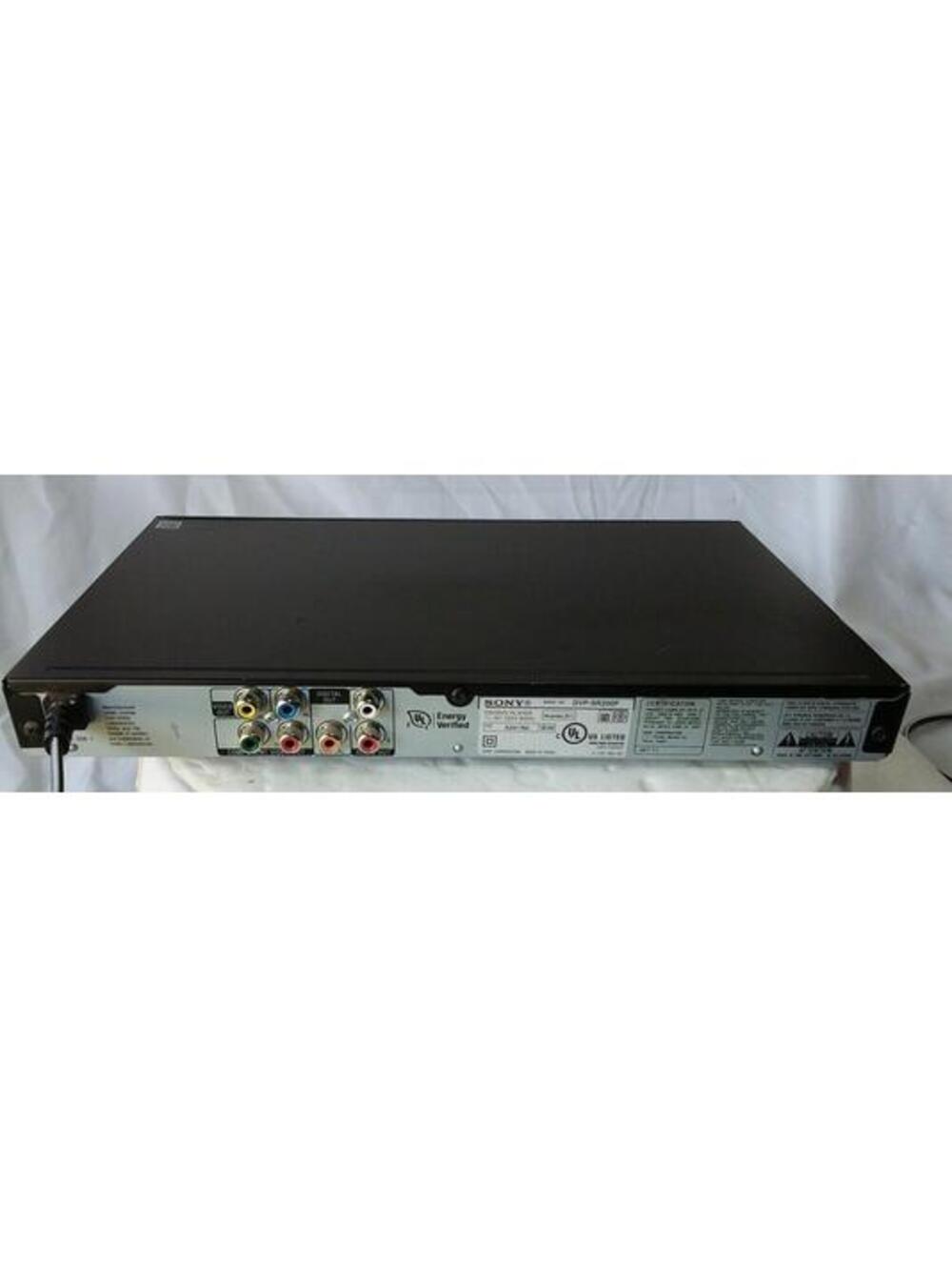 Sony DVP-SR200P DVD CD Player Progressive Scan Multi-Format Playback Black Teste - Picture 8 of 11